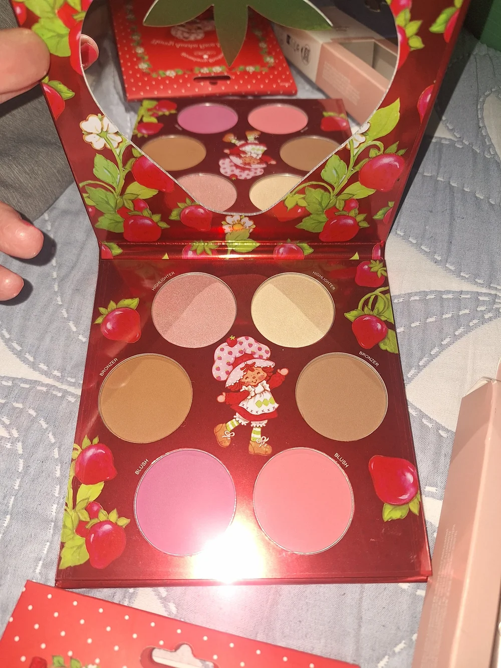 Strawberry Shortcake Complexion Palette Bronzer & Highlighter Face Masks Faces